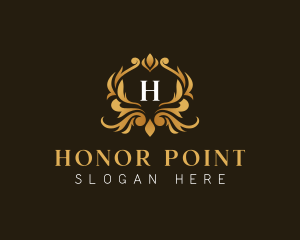 Elegant Crest Ornament logo design