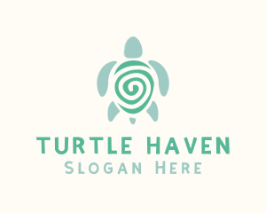 Green Sea Turtle logo design