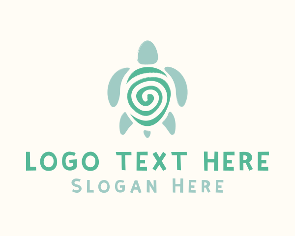 Conservation - Green Sea Turtle logo design