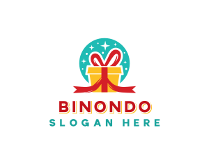 Gift Present Ribbon Logo