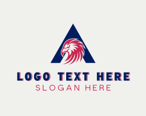 Zoo - Eagle Aviation Airline Letter A logo design