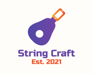 String - App String Instrument Tuner logo design