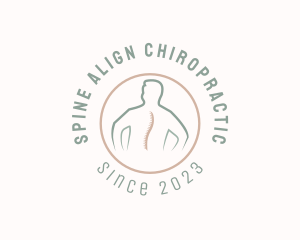 Medical Spine Chiropractic Therapy  logo design