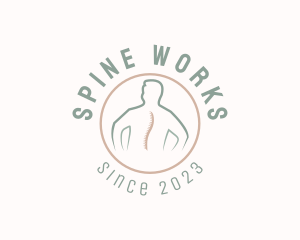 Medical Spine Chiropractic Therapy  logo design