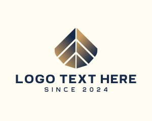 Trade - Office Professional Leaf logo design