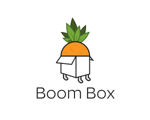 Pineapple Fruit Box logo design