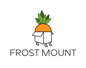 Pineapple Fruit Box logo design