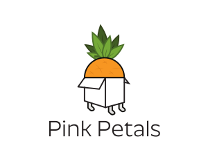 Pineapple Fruit Box logo design