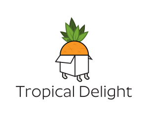 Pineapple - Pineapple Fruit Box logo design