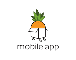 Salad - Pineapple Fruit Box logo design