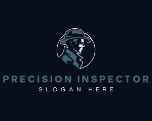 Detective Man Inspector logo design