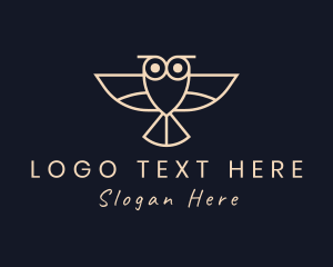 Animal - Deluxe Owl Bird logo design