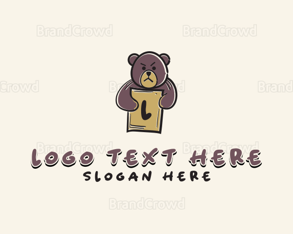 Bear Zoo Signage Logo