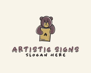 Signage - Bear Zoo Signage logo design