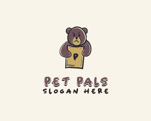 Bear Zoo Signage  logo design