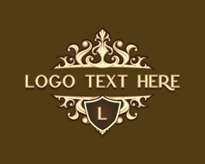 Boutique - Luxury Shield Crown logo design