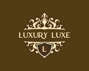 Luxury Shield Crown logo design