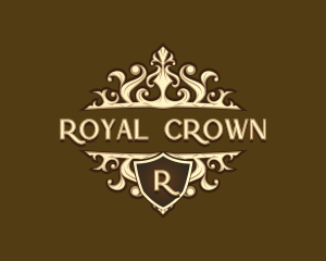 Luxury Shield Crown logo design