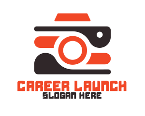 Modern Camera Vlogger Logo