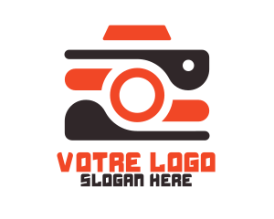 Modern Camera Vlogger Logo