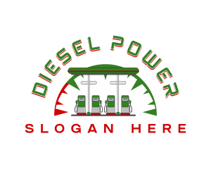 Diesel - Automotive Gas Station logo design