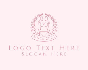 Entertainer - Sexy Woman Underwear logo design