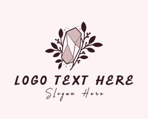 Gemstone - Specialty Crystal Stone Souvenir logo design