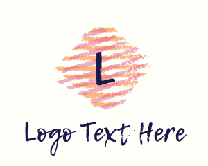Psychedelic - Tie Dye Fabric Letter logo design