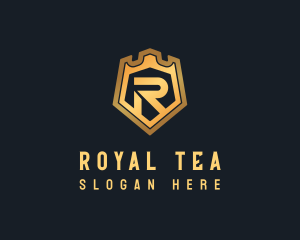 Royal Crest Letter R logo design