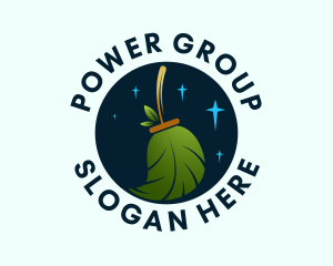 Cleaning Leaf Broom Logo