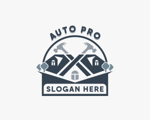 House Roofing Repair Logo