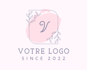 Paint And Sip - Organic Beauty Cosmetics Letter logo design