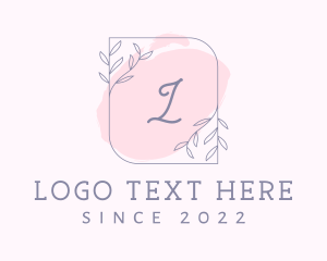 Makeup Artist - Organic Beauty Cosmetics Letter logo design