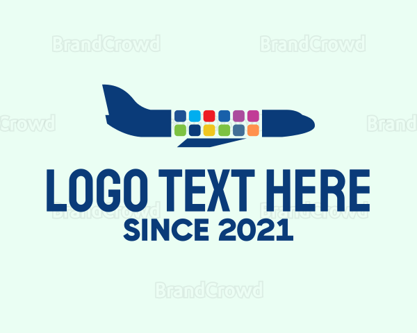 Mobile App Plane Logo