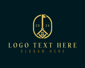 Residential - Deluxe Property Key logo design