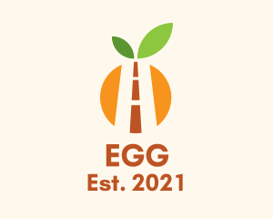 Grocer - Orange Agriculture Road logo design
