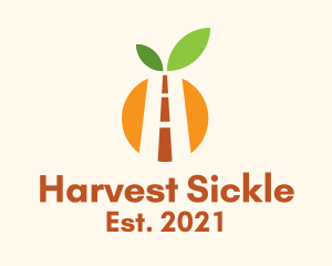 Orange Agriculture Road logo design