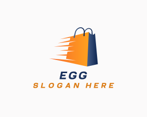 Fast Shopping Bag Retail Logo