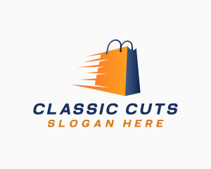 Fast Shopping Bag Retail logo design