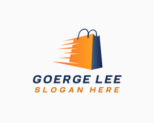 Online Shopping - Fast Shopping Bag Retail logo design