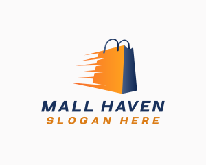 Fast Shopping Bag Retail logo design