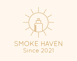 Elegant Vape Sun logo design