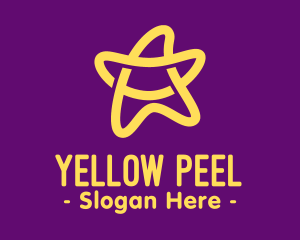 Yellow Fancy Star logo design