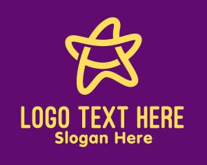 Yellow Fancy Star Logo