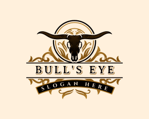 Bull Ranch Cattle logo design