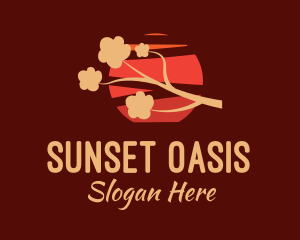 Oriental Sun Branch  logo design