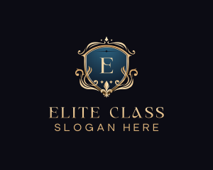 Luxury Crest Shield logo design