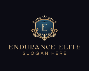 Luxury Crest Shield logo design