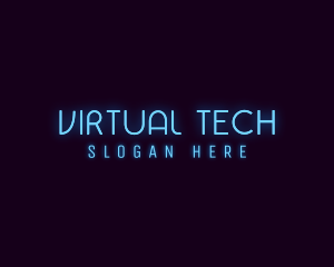 Online Gaming - Modern Neon Business Firm logo design