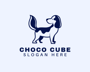Guard Dog - Cute Puppy Dog logo design
